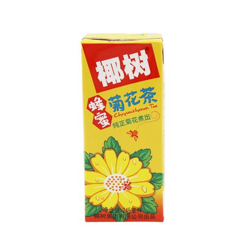 椰树牌蜂蜜菊花茶饮料245ml24小盒方便携装整箱海南特产植物饮品
